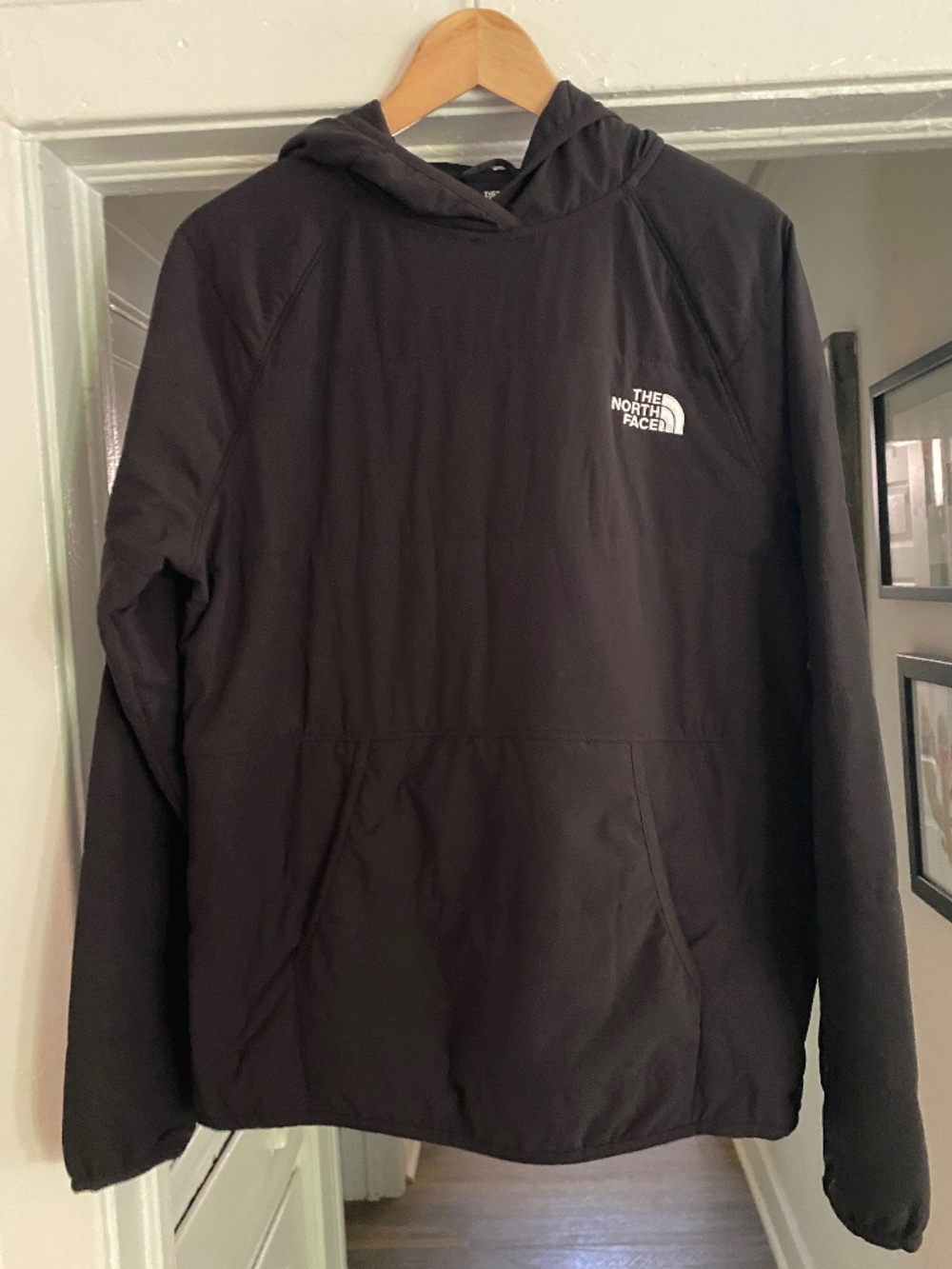 North Face light puffy hoodie - M’s Small